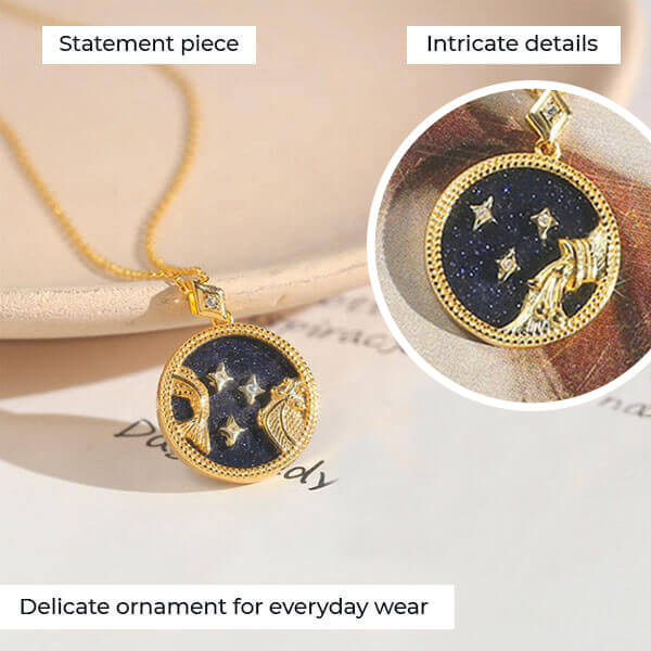 Goldosa - Unique zodiac necklace - AI WEB SHOP