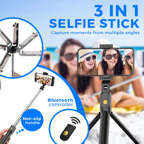 Selfie stick with tripod - Tripodly - AI WEB SHOP