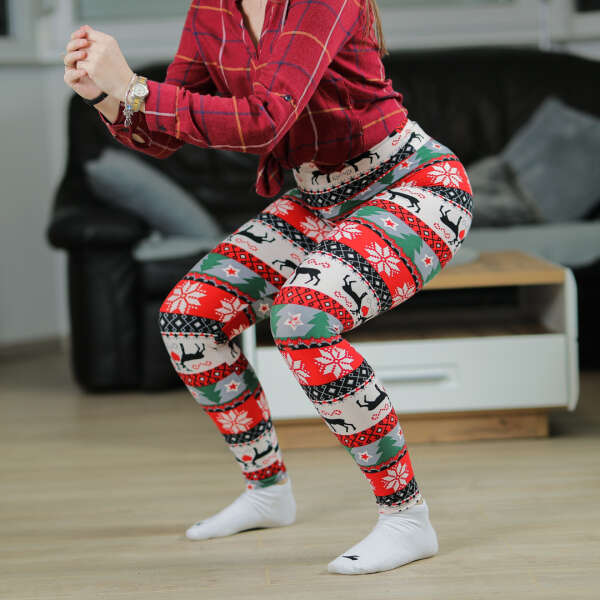 Holiday leggings - Santy - AI WEB SHOP