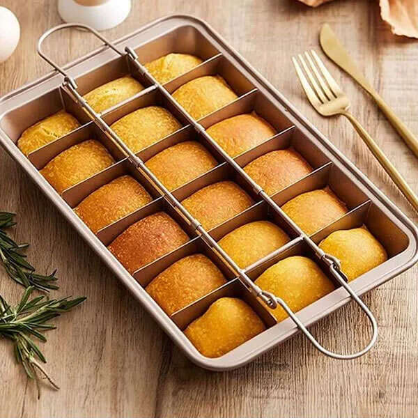 Baking pan with dividers - CakeyBakey - AI WEB SHOP