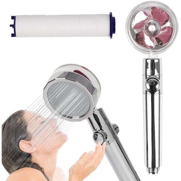 Shower head with propeller - Drizzlie - AI WEB SHOP