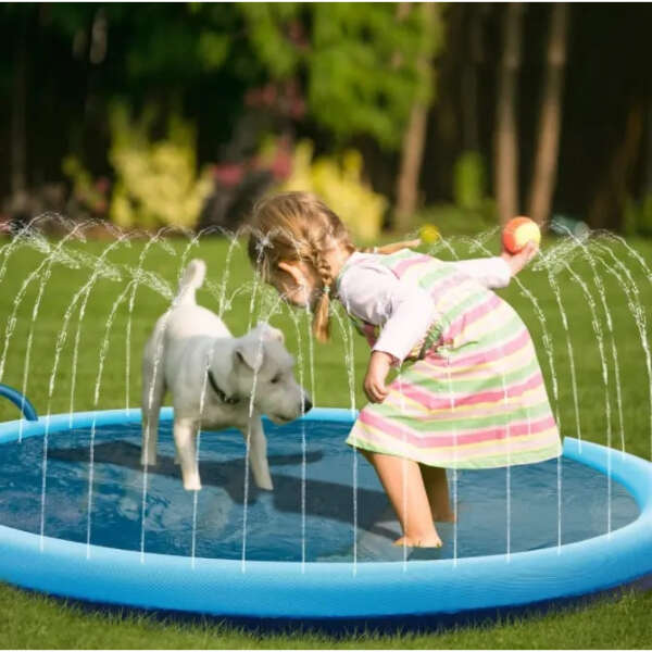 Pool with fountain for kids and pets - Waterlark - AI WEB SHOP