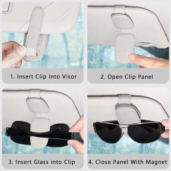 Multifunctional clips for sun visor in car - TeoX - AI WEB SHOP