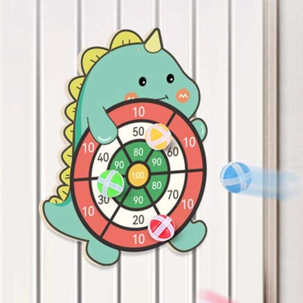 Fun dinosaur with balls and dart board - Dartodino - AI WEB SHOP