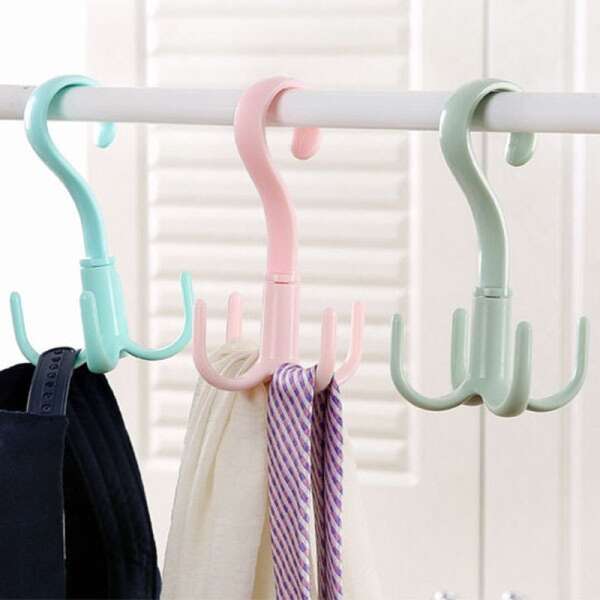 Set of 5 rotating hanging hooks - NeoHook - AI WEB SHOP