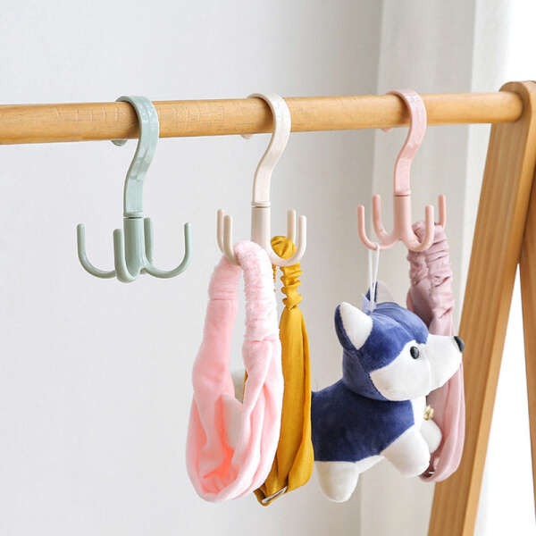 Set of 5 rotating hanging hooks - NeoHook - AI WEB SHOP