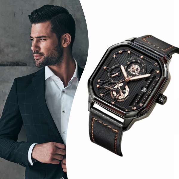 Luxurious watch - Bartton - AI WEB SHOP