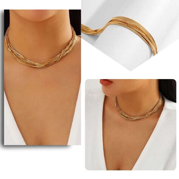 Elegant necklace - Goldiana - AI WEB SHOP