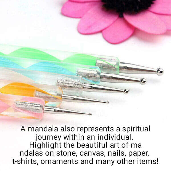 Set of accessories for mandala technique - Mandaly - AI WEB SHOP