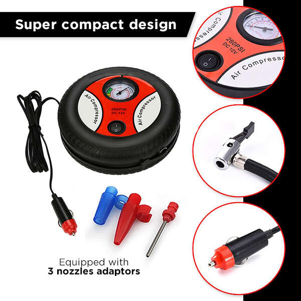 Portable mini compressor - Voltime - AI WEB SHOP