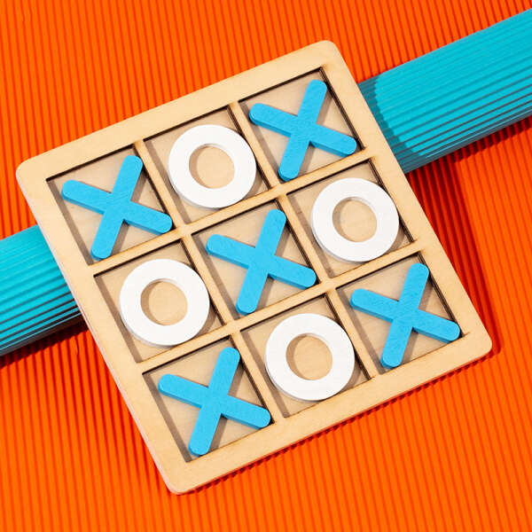 Wooden tic-tac-toe game - EksiOksi - AI WEB SHOP