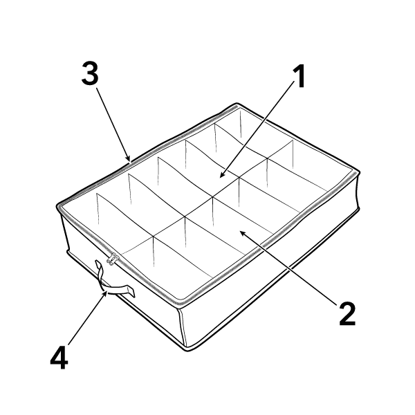 Box for organizing shoes - Boxo - AI WEB SHOP