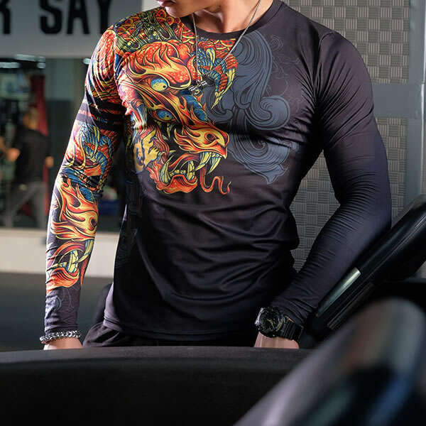 Fitness shirt - Tarragon - AI WEB SHOP